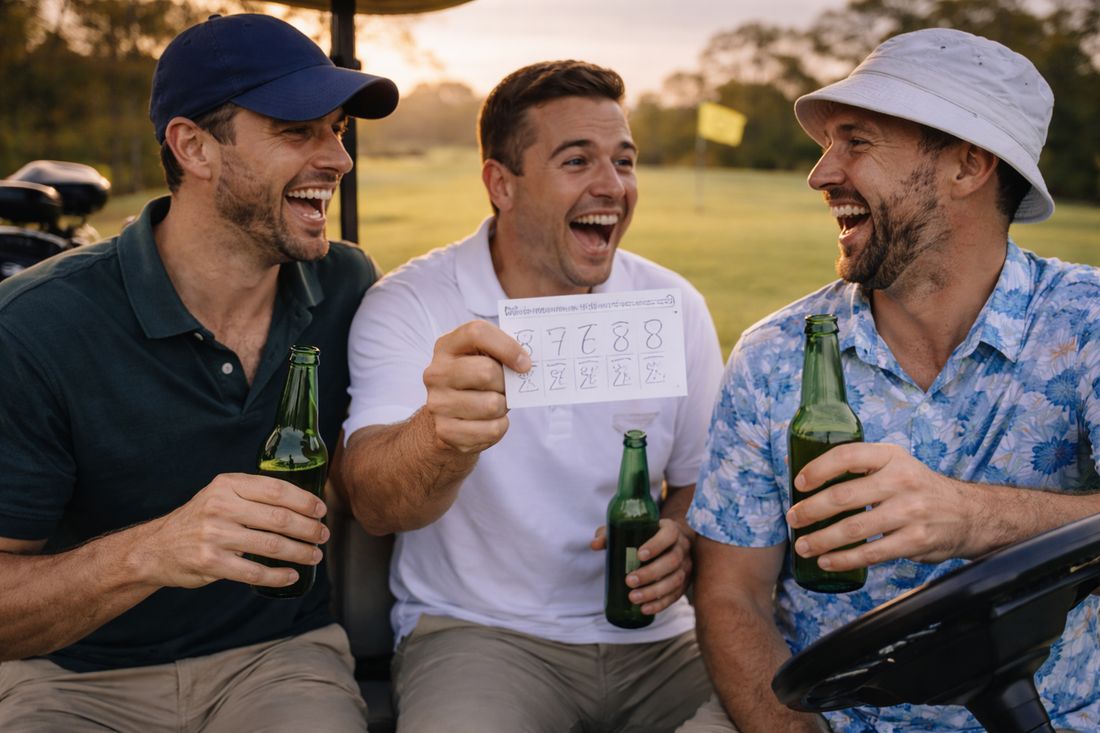 Social golf in Australia, playing with mates