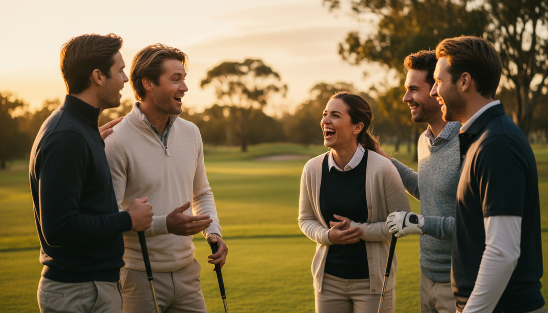 Header image for the Bogey Blokes guide to Australian golf slang